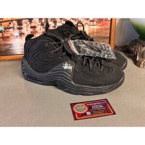 Nike x Stussy Air Penny 2 Black DQ5674-001 Mens 7.5 Womens 9 New Zoom Air 2022